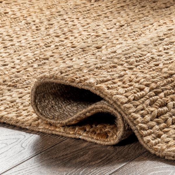 Nuloom Arlean Handmade Farmhouse Jute Area Rug Natural