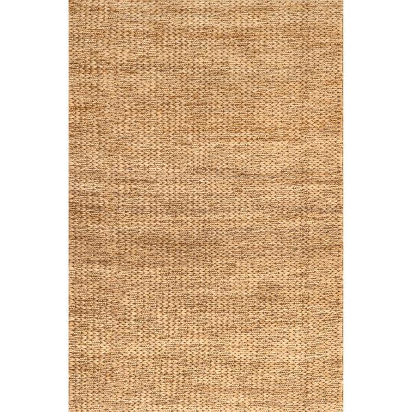 nuloom Arlean Handmade Farmhouse Jute Area Rug Natural