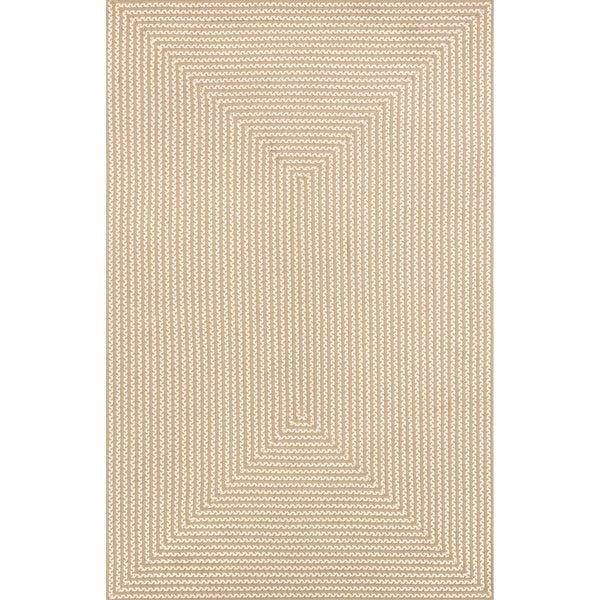 nuloom Ausha Casual Braided Indoor/Outdoor Area Rug Beige