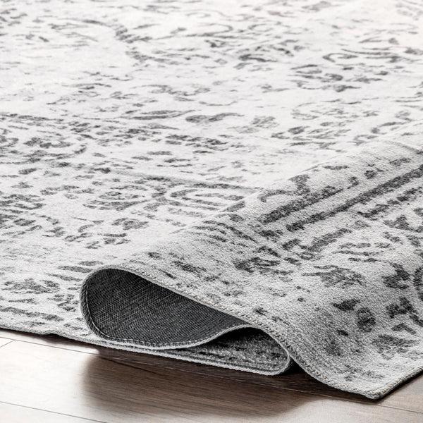 Nuloom Bess Persian Vintage Machine Washable Area Rug Ivory