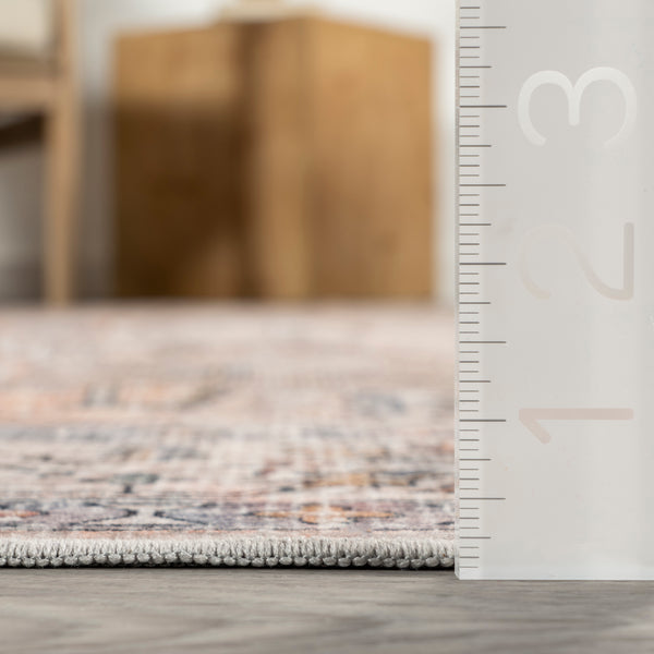 Nuloom Britt Persian Stain Repellent Machine Washable Area Rug Ivory