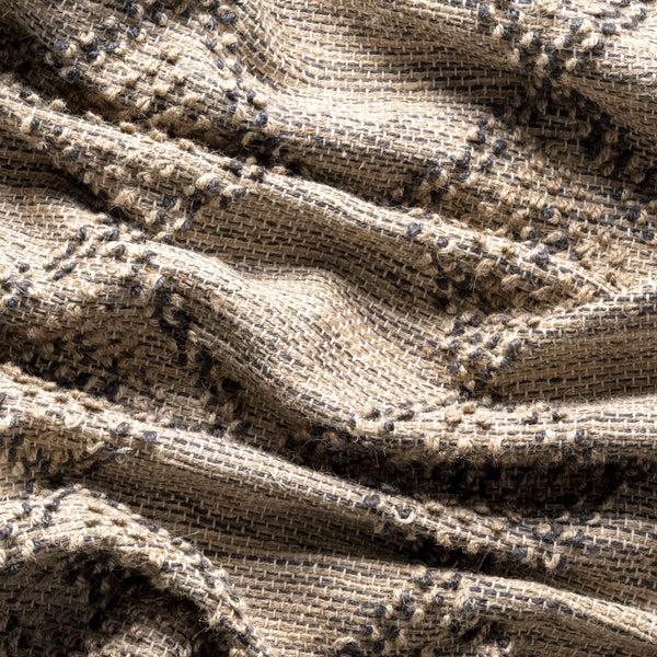 Nuloom Britta Textured Diamond Tassel Area Rug Beige