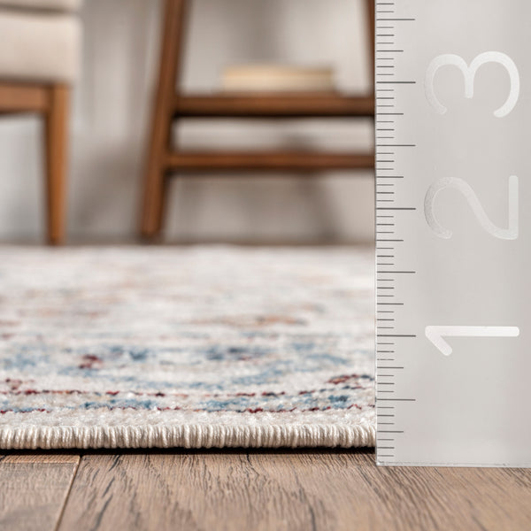 Nuloom Cady Machine Washable Transitional Area Rug Beige