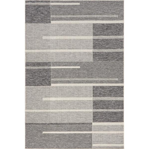 nuloom Callia Abstract Striped Indoor/Outdoor Area Rug Gray