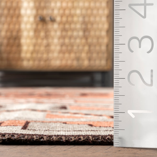 Nuloom Calliope Bohemian Machine Washable Area Rug Gray