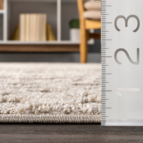 Nuloom Cameron High Low Textured Moroccan Area Rug Gray