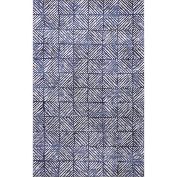 nuloom Cami Modern Machine Washable Indoor/Outdoor Area Rug Blue
