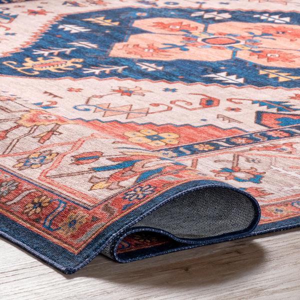 Nuloom Carolyn Machine Washable Tribal Motif Area Rug Rust