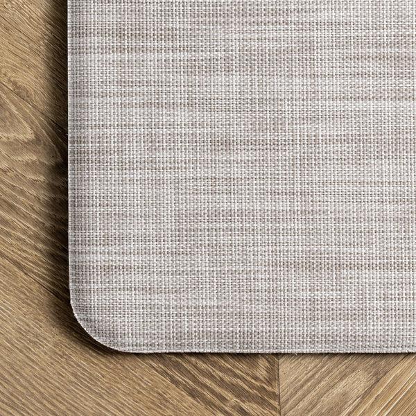 Nuloom Casual Anti Fatigue Kitchen Or Laundry Room Comfort Mat Off White