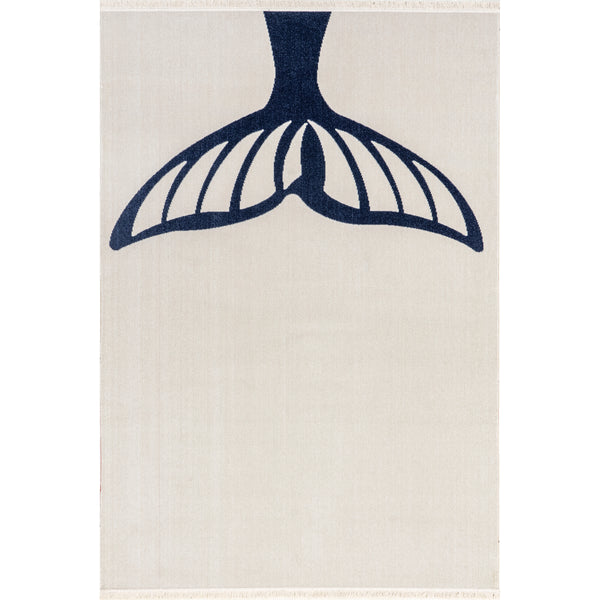 nuloom Ciara Nautical Tail Indoor/Outdoor Fringe Area Rug Blue