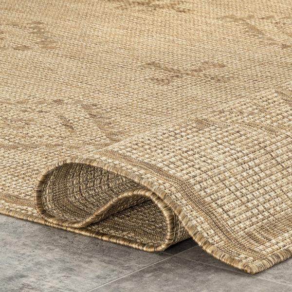 Nuloom Clara Tribal Motif Indoor/Outdoor Area Rug Beige
