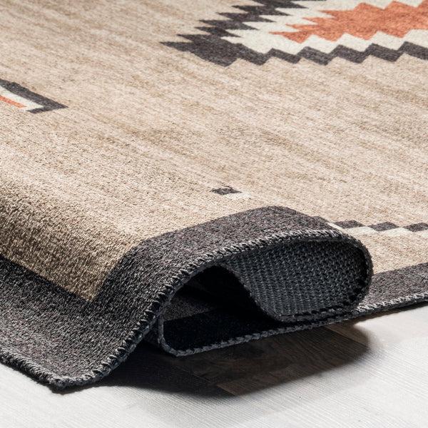 Nuloom Colbie Tribal Machine Washable Area Rug Ivory