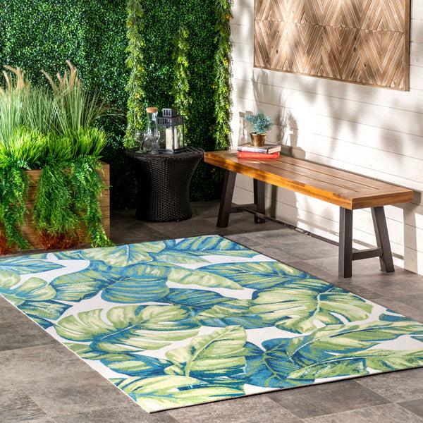 Nuloom Contemporary Floral Lisa Indoor/Outdoor Area Rug Multi