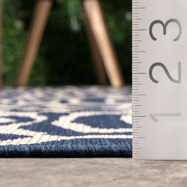 Nuloom Dakota Geometric Indoor/Outdoor Area Rug Navy