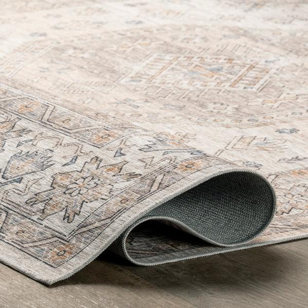 Nuloom Darby Persian Stain Repellent Machine Washable Area Rug Ivory