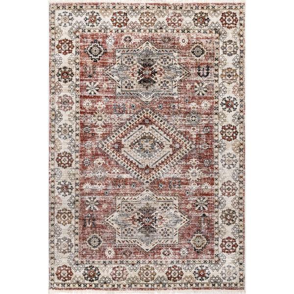 nuloom Deandra Vintage Oriental Fringed Area Rug Rust