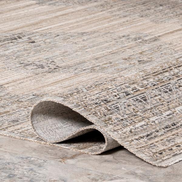 Nuloom Deena Vintage Machine Washable Indoor/Outdoor Area Rug Beige