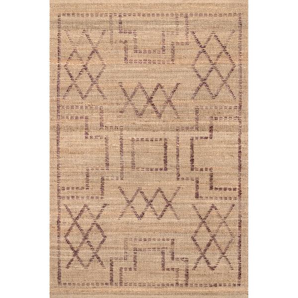 nuloom Dora Hand Woven Bohemian Jute Area Rug Natural