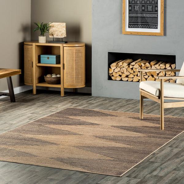 Nuloom Dori Tribal Easy-Jute Machine Washable Area Rug Natural
