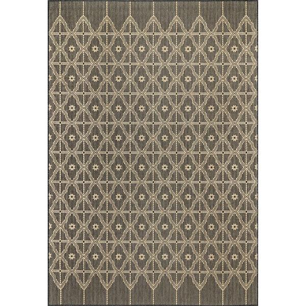 nuloom Elara Global Inspired Trellis Indoor/Outdoor Area Rug Charcoal