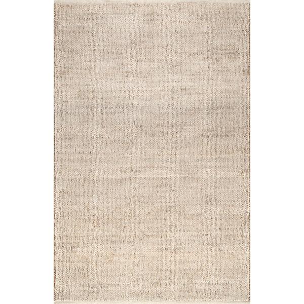 nuloom Elfriede Farmhouse Jute Blend Area Rug Natural