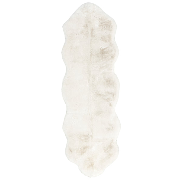 nuloom Eline Faux Sheepskin Machine Washable Area Rug White