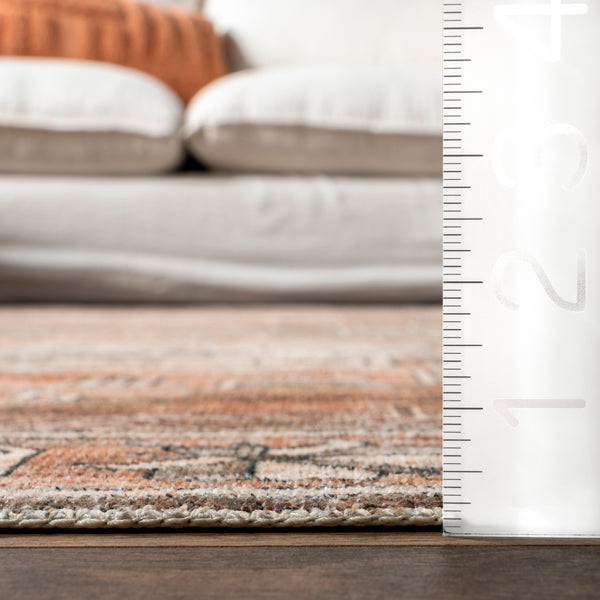 Nuloom Emerson Persian Machine Washable Area Rug Tan