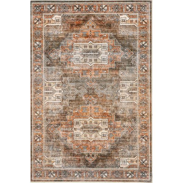 nuloom Emerson Persian Machine Washable Area rug Tan