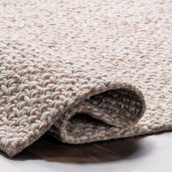 Nuloom Enida Casual Farmhouse Wool Blend Area Rug Ivory
