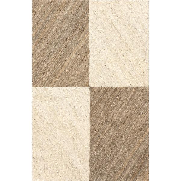 nuloom Felicia Coastal Geometric Jute Area Rug Natural