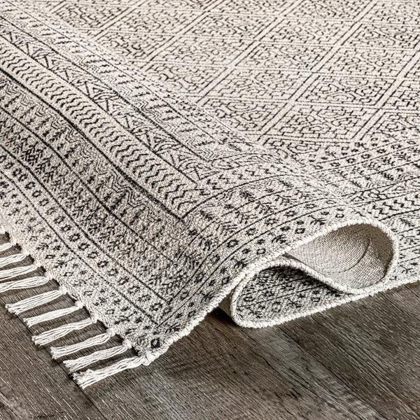 Nuloom Flatweave Rita Moroccan Trellis Area Rug Ivory
