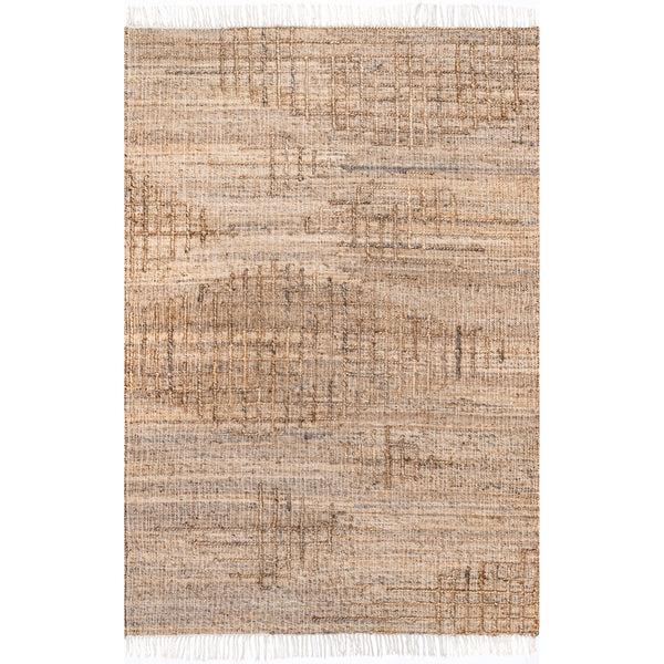 nuloom Flor Flatweave Tassled Jute Area Rug Natural