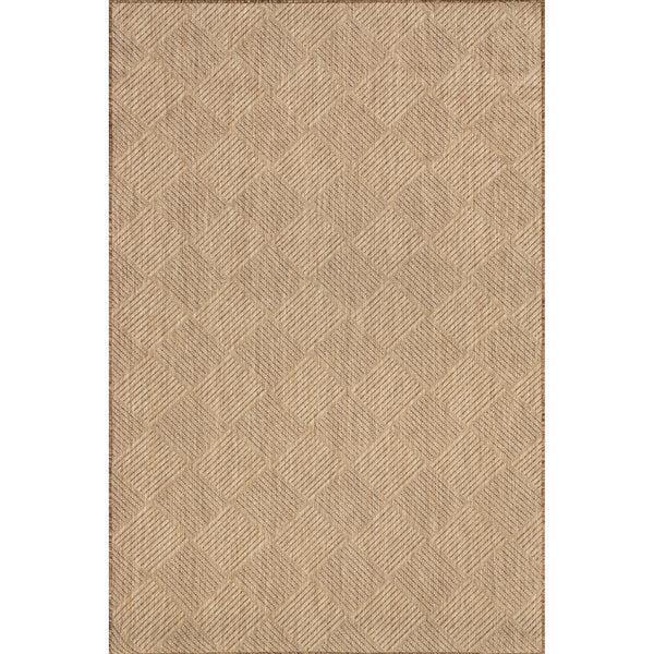 nuloom Freda Casual Geometric Indoor/Outdoor Area Rug Beige