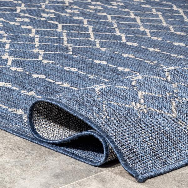 Nuloom Grayson Moroccan Trellis Indoor/Outdoor Area Rug Beige
