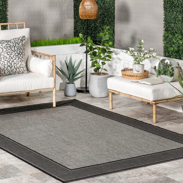 Nuloom Gris Contemporary Indoor/Outdoor Area Rug Gray