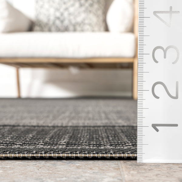 Nuloom Gris Contemporary Indoor/Outdoor Area Rug Gray