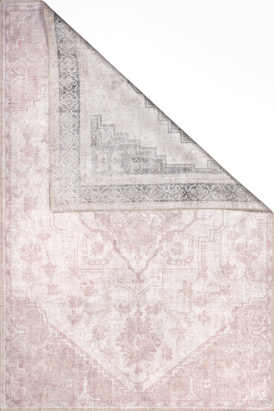 Nuloom Hadlee Distressed Reversible Machine Washable Area Rug Beige