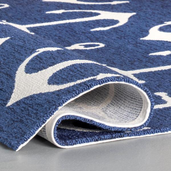 Nuloom Hand Hooked Despina Indoor/ Outdoor Area Rug Navy