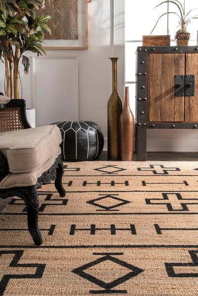 Nuloom Hand Loomed Natural Fiber Barry Area Rug Natural