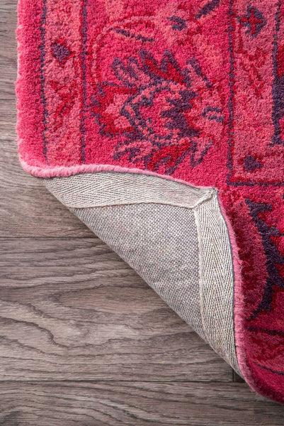 Nuloom Hand Tufted Kimberly Overdyed Style Rug Pink