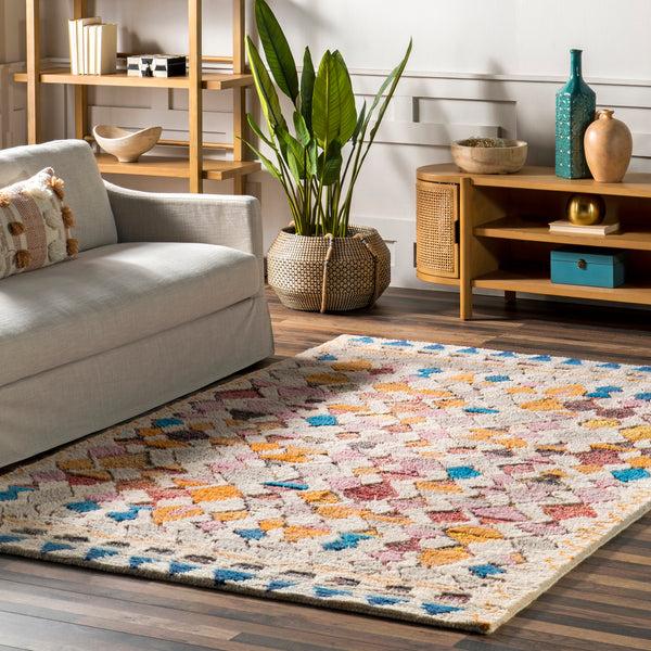 Nuloom Hand Tufted Moroccan Helaine Shaggy Area Rug Multi