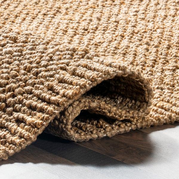Nuloom Hanne Casual Flatweave Jute Area Rug Natural
