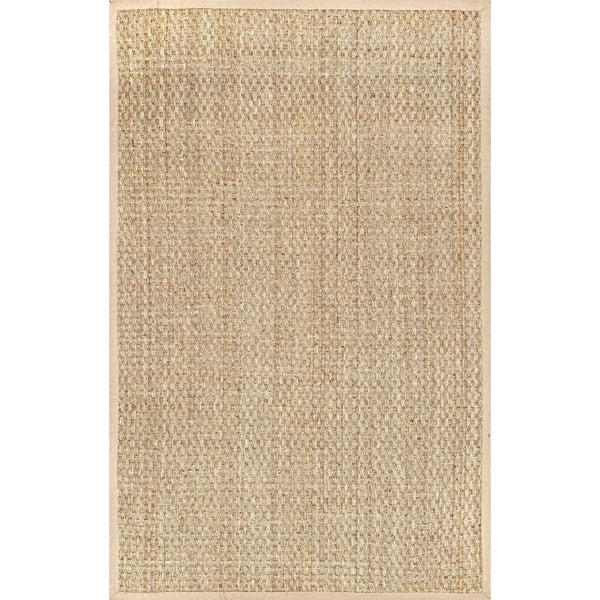 nuloom Hesse Checker Weave Seagrass Indoor/Outdoor Area Rug Natural