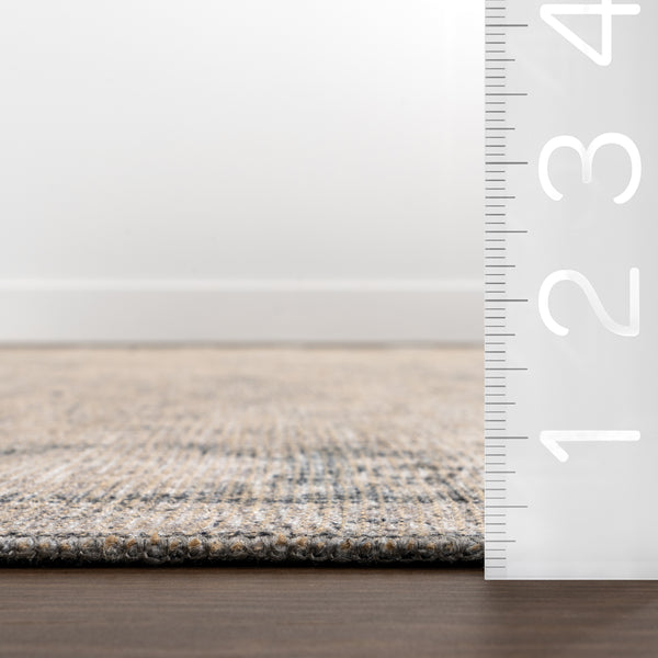 Nuloom Hillstone Collection Brinly Traditional Vintage Medallion Area Rug Grey