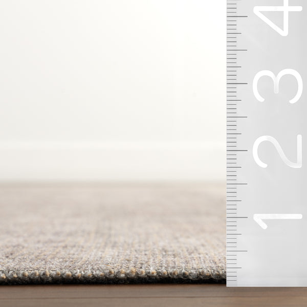 Nuloom Hillstone Collection Delphi Traditional Vintage Medallion Area Rug Dark Beige