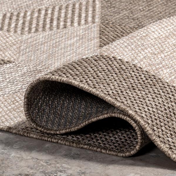 Nuloom Imogene Geometric Indoor/Outdoor Area Rug Gray