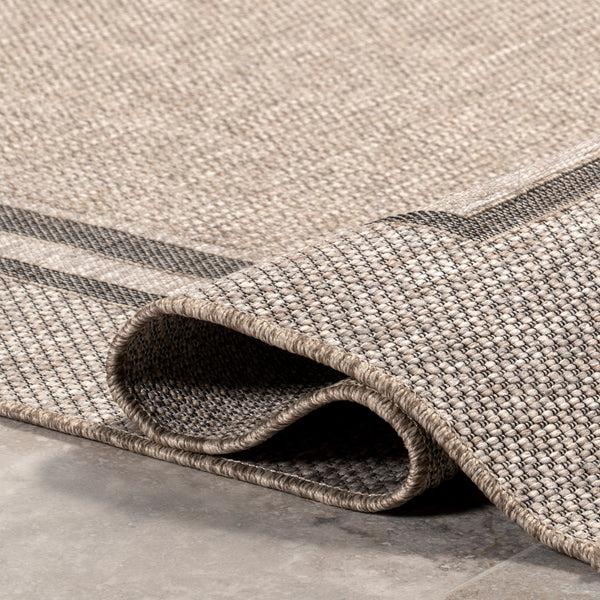 Nuloom Inaya Casual Bordered Indoor/Outdoor Area Rug Gray