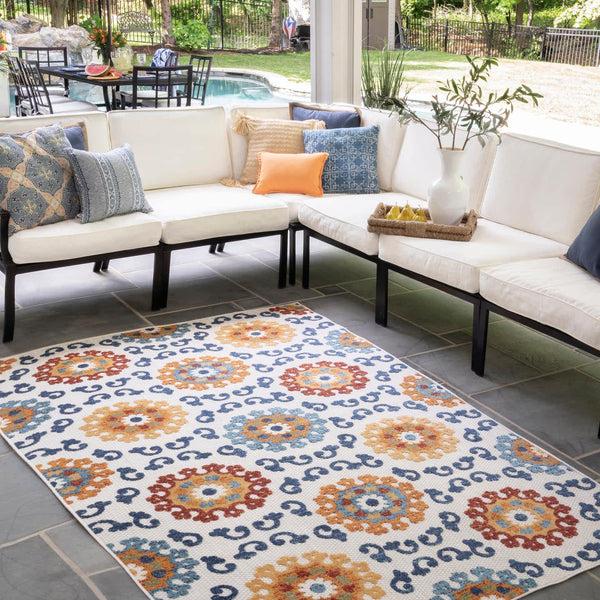Nuloom Indoor/Outdoor Transitional Aurora Area Rug Multi