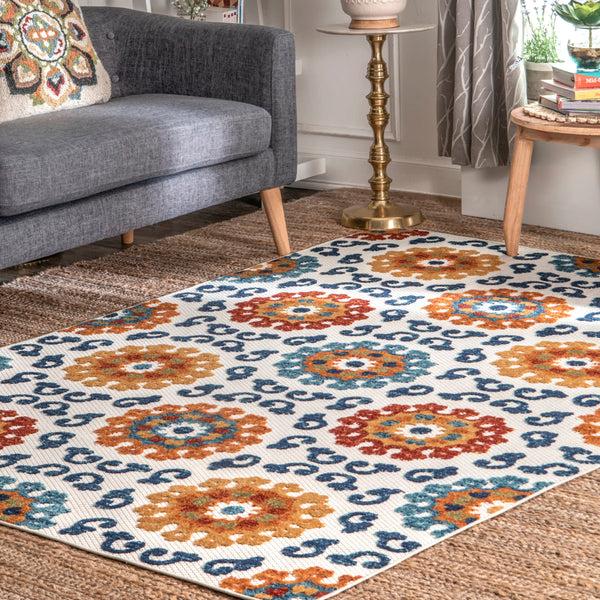 Nuloom Indoor/Outdoor Transitional Aurora Area Rug Multi