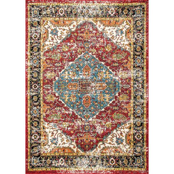 nuloom Indoor/Outdoor Transitional Medallion Muriel Area Rug Multi